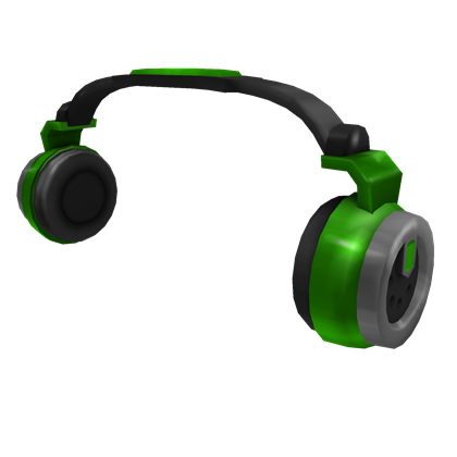 Roblox Green Headphones