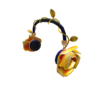 Roblox Gold Headphones