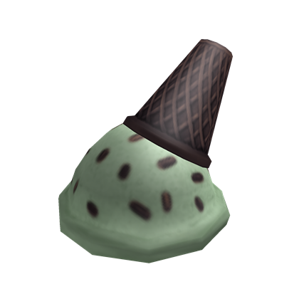 Melty Mint Ice Cream Hat Roblox Wikia Fandom