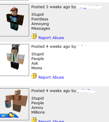 Stupid Roblox Usernames