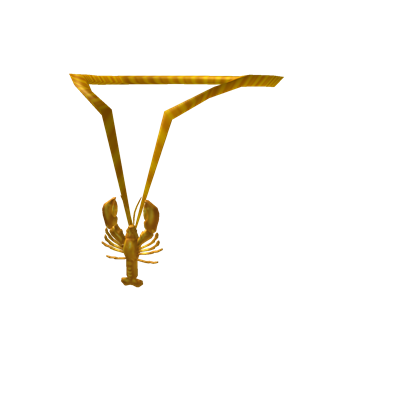 Golden Lobster Necklace Roblox Wikia Fandom Powered By Wikia - necklace o gold roblox