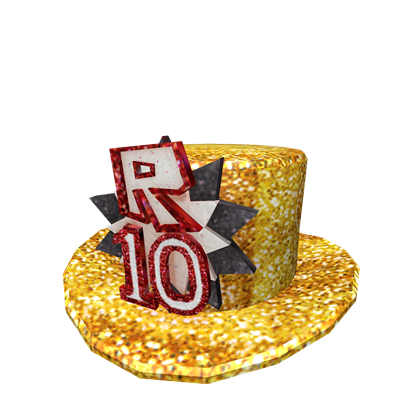 Roblox 10th Anniversary Top Hat Roblox Wikia Fandom - roblox years