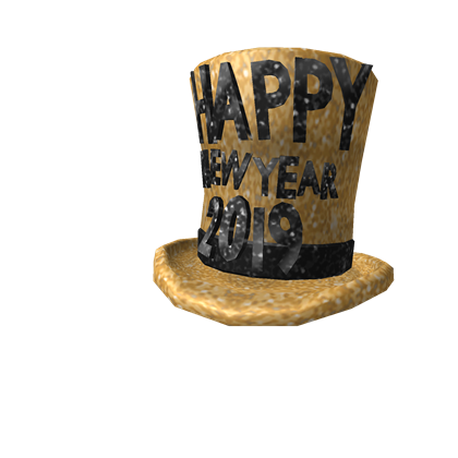 2019 New Year S Hat Roblox Wikia Fandom Powered By Wikia - 2019 new year s hat