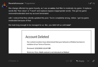 Criticism Of Roblox Roblox Administration Roblox Wikia Fandom