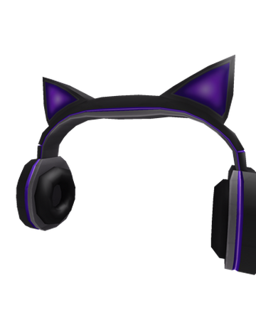 Purple Cat Ears Headphones Roblox Wikia Fandom