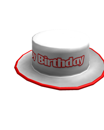 Wide Brimmed Happy Birthday Hat Roblox Wikia Fandom