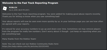 Roblox Reporting Doesnt Work