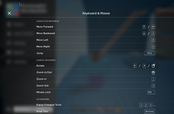 Roblox Keyboard Controls