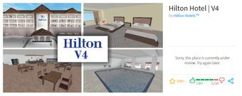 Hilton Hotels V5 Roblox