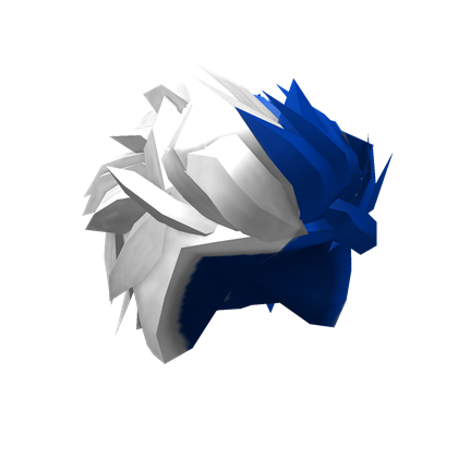 Blue Split Charismatic Hair Roblox Wikia Fandom - roblox white hair catalog