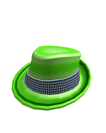 Neon Green Fedora Roblox Wikia Fandom