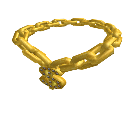 Roblox Gold Chain Transparent