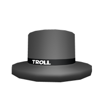 roblox troll mask Troll Top Hat Roblox Wikia Fandom