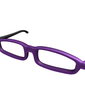 Purple Thick Rimmed Glasses Roblox Wikia Fandom