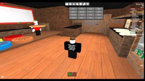 How to glitch through walls in roblox work at a pizza place