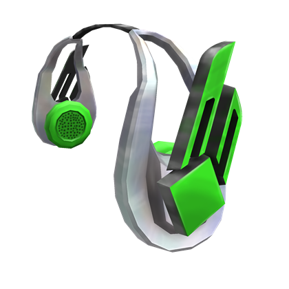 Roblox Green Headphones