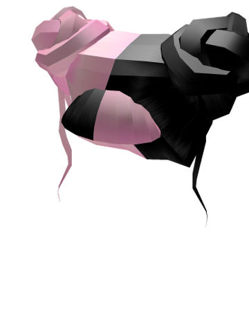 Split Black Pink Buns Roblox Wikia Fandom - black bun roblox code