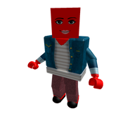 Spam Roblox Wikia Fandom Powered By Wikia - red grey striped shirt with denim jacket pink jeans woman face blockhead colorbot