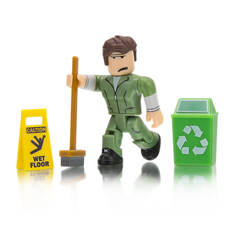 Roblox Toys Core Figures Roblox Wikia Fandom - roblox janitor mop pack