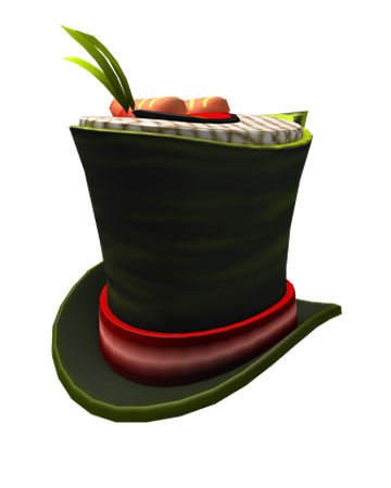 Sushi Roll Top Hat Roblox Wikia Fandom - roblox sushi