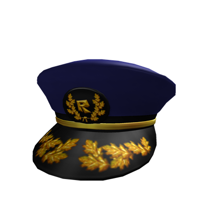 White Naval Cap Roblox