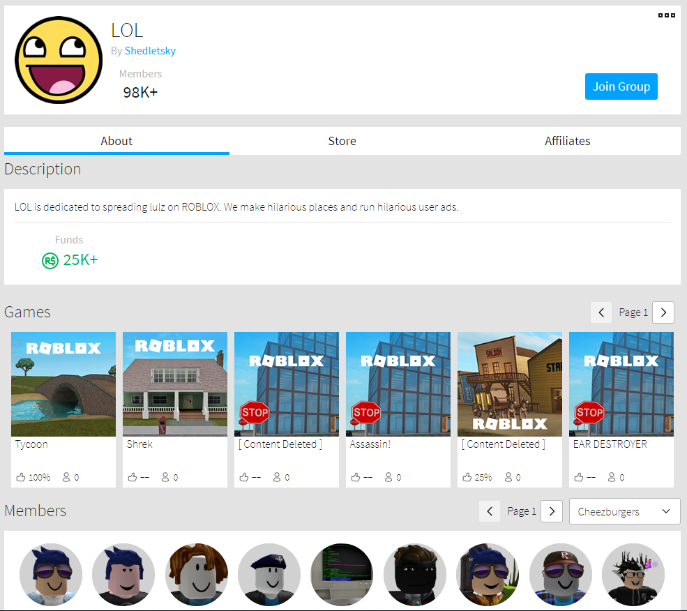 Roblox Help Groups