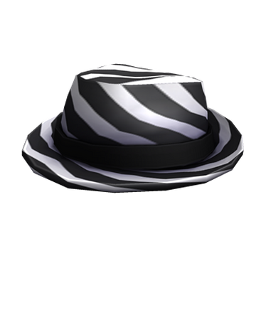 Black And White Striped Fedora Roblox Wikia Fandom