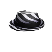 Black And White Striped Fedora Roblox Wikia Fandom