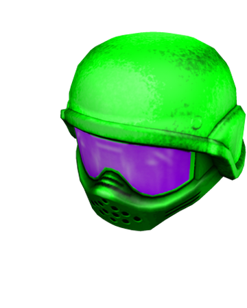 Neon Green Paintball Mask Roblox Wikia Fandom