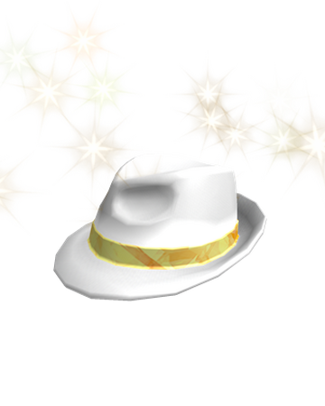 Gold Sparkle Time Banded Boss White Hat Roblox Wikia Fandom