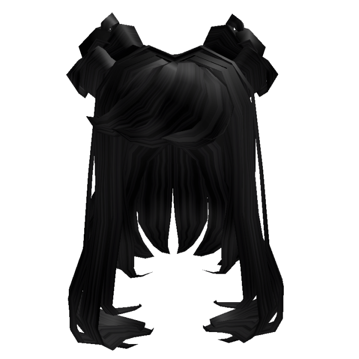 Roblox Hair Codes Double Buns In Black