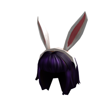 Bunny Headband With Purple Hair Roblox Wikia Fandom
