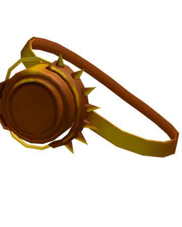 Golden Spiky Bionic Eye Patch Roblox Wikia Fandom
