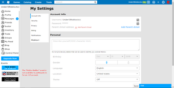 Roblox 13 Account