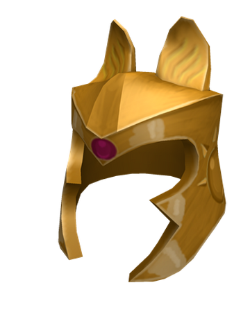 Gold Cat Warrior Helmet Roblox Wikia Fandom