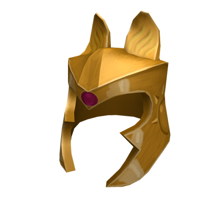 Gold Cat Warrior Helmet Roblox Wikia Fandom Powered By Wikia - 