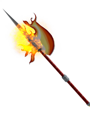 Flaming Halberd Roblox Wikia Fandom