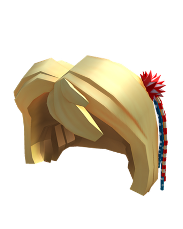 Blonde Hair With Stars And Stripes Flair Roblox Wikia Fandom
