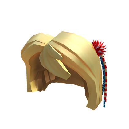 Blonde Hair With Stars And Stripes Flair Roblox Wikia - blonde hair roblox