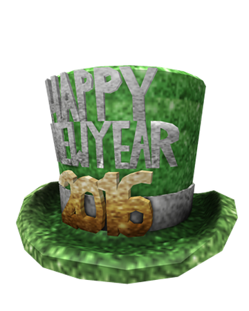 2016 New Years Hat Roblox Wikia Fandom
