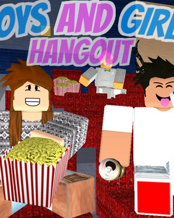 A Boy And Girl Online Dating On Roblox