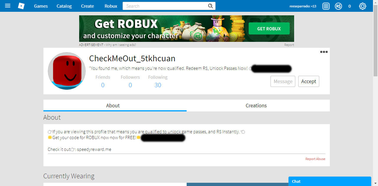 User Blog Reeseparrado Attacked By Roblox Bot Accounts Roblox Wikia Fandom - roblox bot hack followers