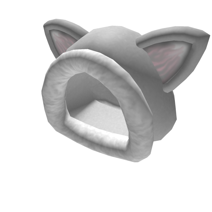 Fuzzy Grey Cat Hood Roblox Wikia Fandom - roblox fur hood