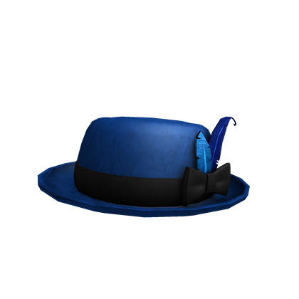 The Most Fabulous Blue Pork Pie Hat Roblox Wikia Fandom - roblox builders club virtual hat