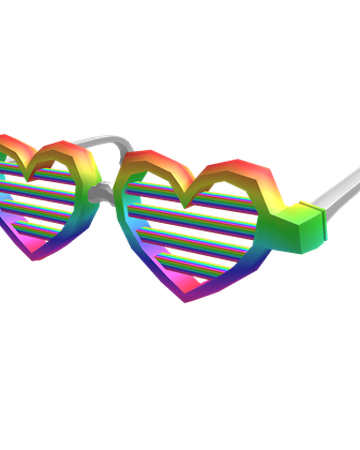 roblox item rainbow glasses Rainbow Vision Shutter Shades Roblox Wikia Fandom