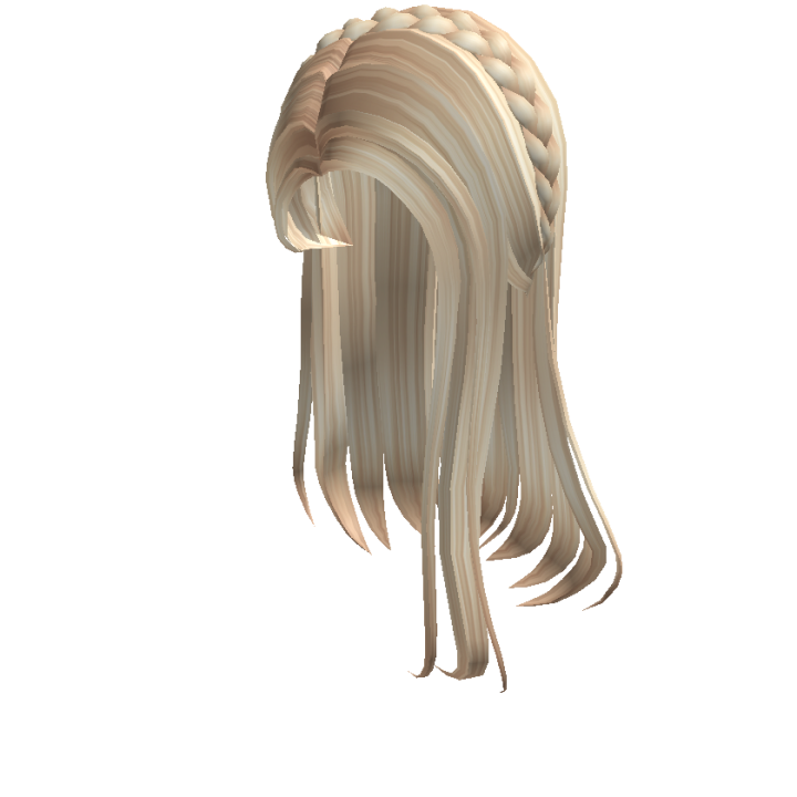 Blonde Straight Hair with Braid Tiara Roblox Wikia Fandom