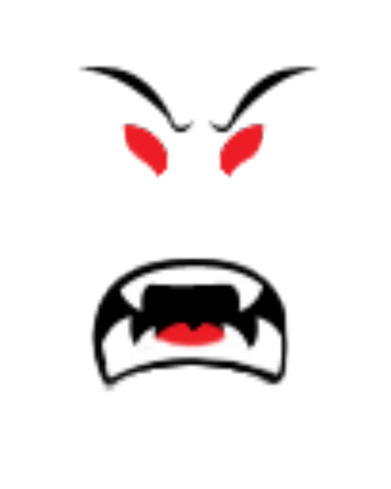 roblox red eyes face decal