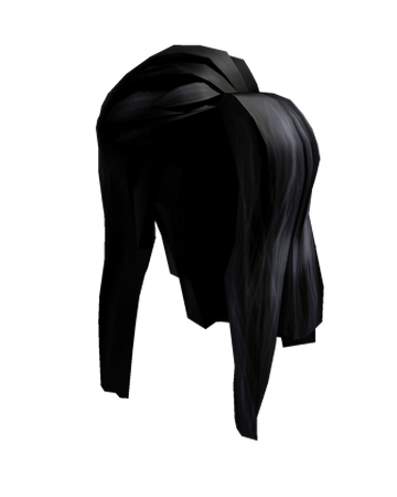 Black Long And Straight Hair Roblox Wikia Fandom - black hair extensions roblox png