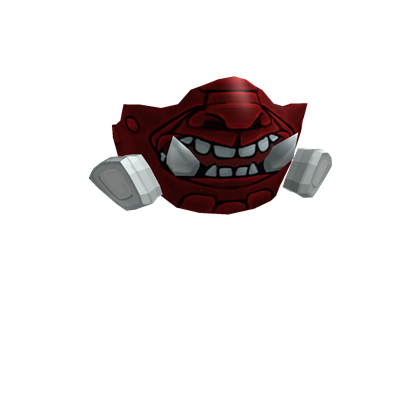 Roblox Bear Face Mask Red