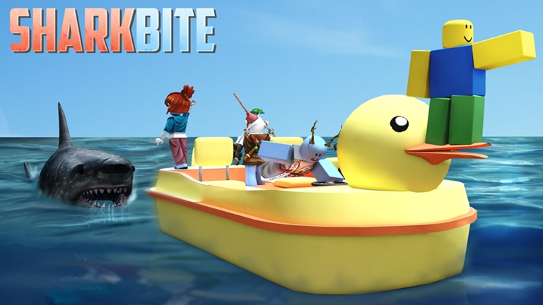 sharkbite duck boat toy